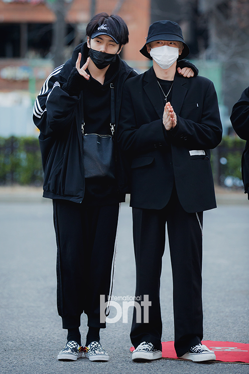 KBS Music Bank rehearsal was held at KBS New Pavilion in Yeouido-dong, Yeongdeungpo-gu, Seoul on the 8th.Group Monstar X Minhyuk, IM poses.news report