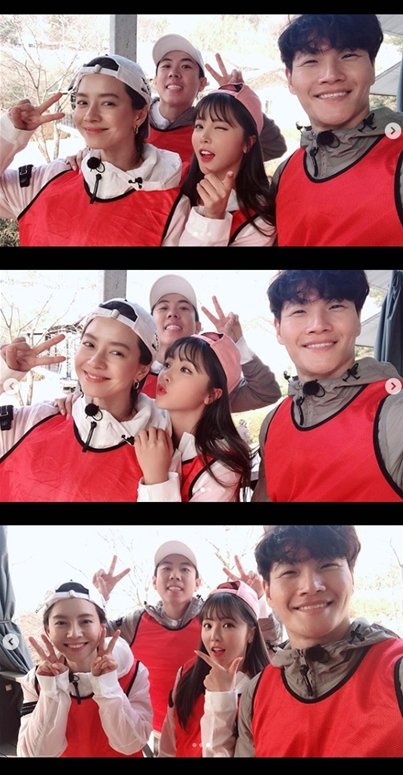 Hong Jin-young posted three photos on his SNS on the 11th, along with an article entitled The photo I took when I was shooting Running Man.The photo shows Hong Jin-young, Song Ji-hyo, Yang Se-chan and Kim Jong-kook posing for the camera during SBS Running Man shooting.The beautiful beauty of Hong Jin-young and Song Ji-hyo and the cheerful atmosphere of four people attract attention.The netizens who responded to the photos responded such as It is so beautiful, I enjoyed it, The real sister of the camp, Kim Jong-kook seems to have put the expression on.On the other hand, Hong Jin-young is working as the title song Tonight after the release of his first album Lots of Love on the 3rd.