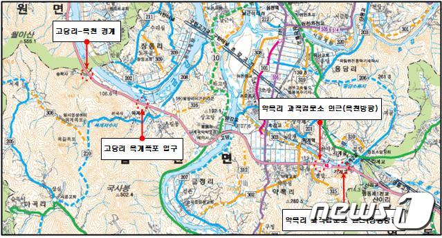 [국도4] 영동군 약목리 이미지