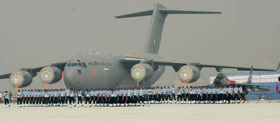 인도의 C-17등 미국제 무기 도입은 러시아에게 큰 타격을 주었다. [사진 인도 공군]