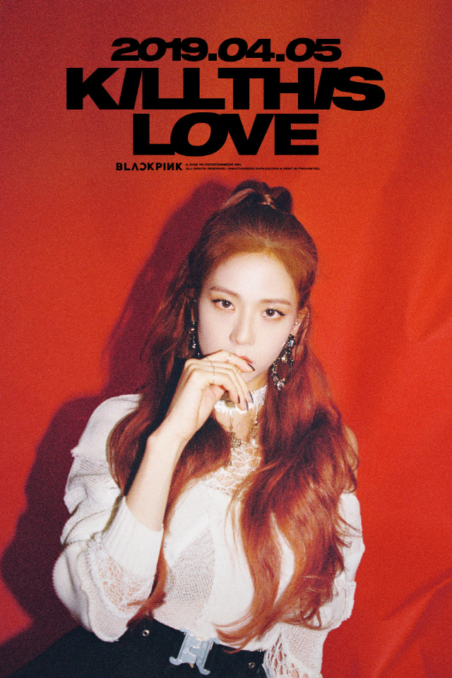 BLACKPINK has entered the comeback D-9 countdown, and the personal teaser of member JiSoo has been released.YG Entertainment released a teaser poster for JiSoo, the third protagonist after Lisa and Jenny, on its official blog at 9 a.m. today (27th).JiSoo overwhelms his gaze with a more intense force and eyes, unlike his usual lovely and elegant image.Especially, the red orange hairstyle transformation completely captures the hearts of fans.On April 5, BLACKPINK, which once again rocked the music industry with the title song KILL THIS LOVE and the EP album of the same name.Prior to their comeback, I pointed out three expected points.BLACKPINK X Teddy Park...a combination of trusting and listening unfortunate!BLACKPINK once again works with Teddy Park, a hit song maker who has worked on all the songs since his debut.It is the top of the music charts with all the activities such as Whistle, Boombaya, Fireplay, STAY, Like the Last, and Toodoudo.Teddy Park, who knows the advantages, charms and potentials of BLACKPINK, is the back door of this time that he has extracted the music and concept that best suits BLACKPINK.The intense theme X World choreographer puts in...Girls hip-hop preview!KILL THIS LOVE is a song with lead brass and magnificent drum sound that is the main theme.The charismatic rap and vocals of each member added to it completed a high quality track.As four world choreographers are in sync, they boast more dynamic performance than any choreography that has been shown so far.Coachella X North America Tour...World Star Jump!BLACKPINK will enter into full-scale United States of America with this new EP album.On April 12th and 19th, he will be on stage at the Coachella Festival, the largest music festival in United States of America. He will start various local promotions with North American tours starting from United States of America Los Angeles on the 17th.KILL THIS LOVE, which takes off its veil on April 5, also shines on the World stage and hopes to make a perfect leap into the world star.