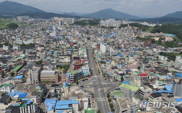 제천시내 전경 이미지