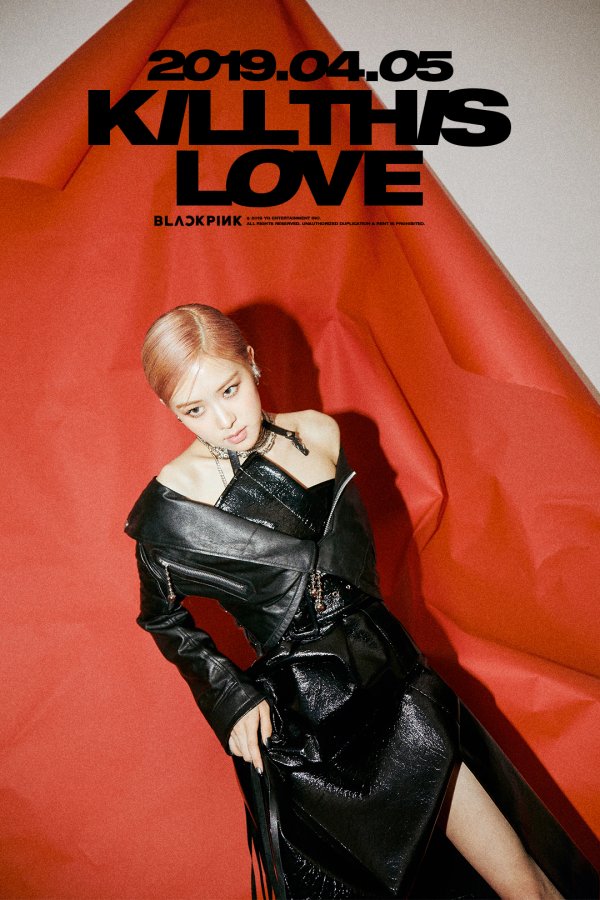 BLACKPINK Rosés personal teaser will be released, and the four members will be transformed.YG Entertainment released a teaser poster for Rosé following Lisa, Jenny Kim and JiSoo on its official blog at 9am today (28th).In the poster, Rosé stole the hearts of fans at once with intense yet rugged eyes and luxurious aura.Especially, it boasted more mature beauty with ponytail hair style and black leather dress.The teaser posters of Lisa, Jenny Kim and JiSoo, which were released earlier, also attracted attention with their unusual styling, which is different from their usual images.Global fans are curious about the entire concept of BLACKPINK, which will be created by four members from Lisa to Rosé.BLACKPINK will return to the music industry on April 5 with the title song KILL THIS LOVE and the same EP album.The title song Kill Dis Love was produced by Teddy, who created BLACKPINKs representative songs such as Toodou Toodou.Lead Brass and magnificent drum sound are the main themes, and each members charismatic rap and vocals are added to complete the high quality.Especially, this title song is known as a very intense song that goes beyond BLACKPINKs Tudududududou, so domestic and foreign fans are expecting this new song hidden in the veil.Photo: YG Entertainment