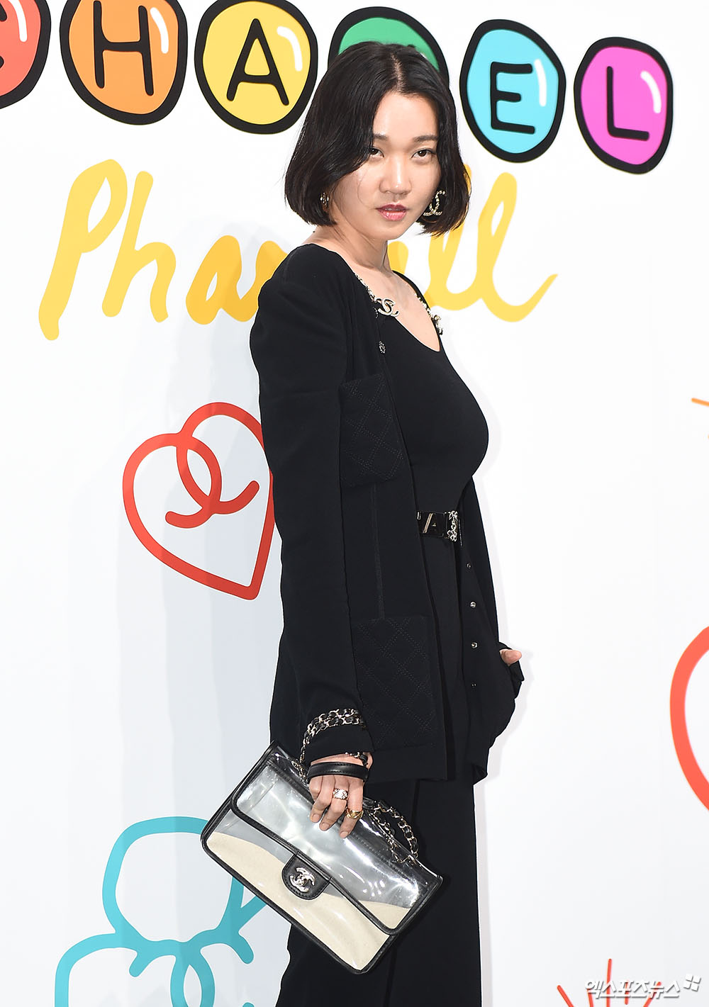 On the afternoon of the 28th, a model Jang Yoon-ju, who attended the opening of a fashion brand in Seoul Flagship and the opening of a new collection, held at Daelim Warehouse in Seongsu-dong, Seoul, poses.
