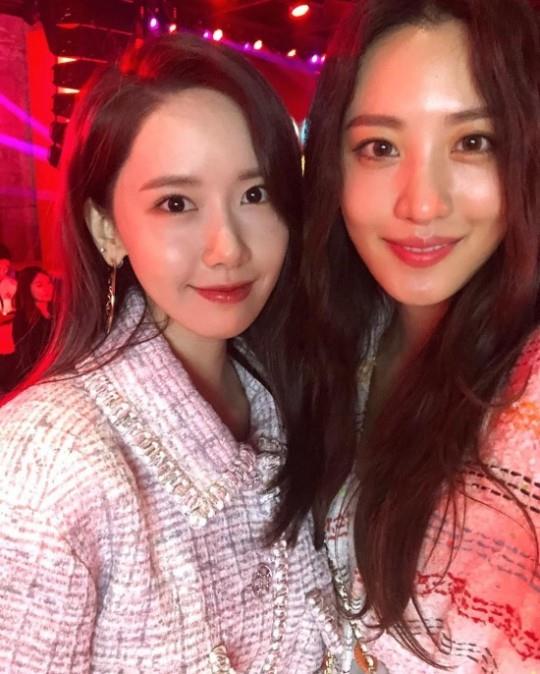 Actor Claudia Kim is attracting attention by revealing her affection with Girls Generation Im Yoon-ah.Claudia Kim posted a photo on her SNS on the 29th; Claudia Kim, in the public photo, is affectionately face-to-face with Im Yoon-ah.The feminine Im Yoon-ah and the cool Claudia Kims features catch the eye.Meanwhile, Claudia Kim became a hot topic in the movie Mysterious Animals and Grindelwalds Crimes.