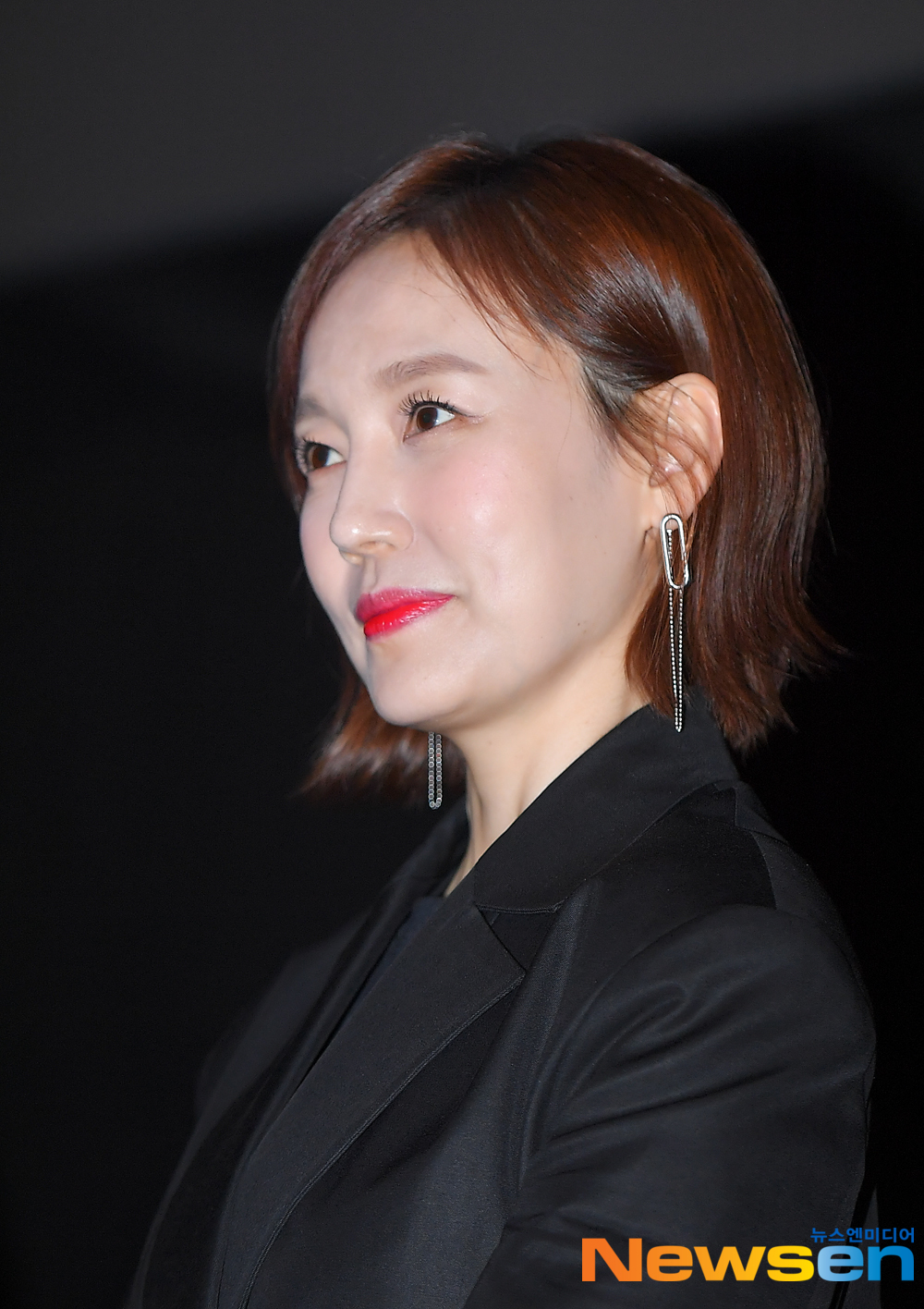 The movie The Sunkis Family (director Kim Ji-hye) stage greeting was held at Megabox COEX in Gangnam-gu, Seoul on the afternoon of March 31.Jin Kyeong attended the day.expressiveness