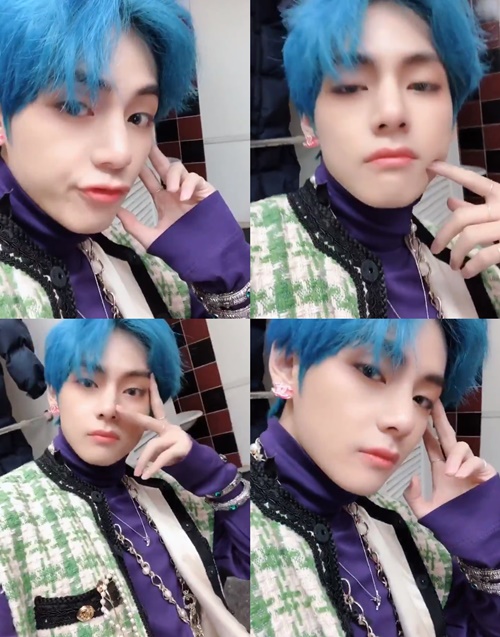 BTS Vu released a video that creates a strange atmosphere.On the 3rd, Bhut posted a video through the official SNS of BTS.In the open video, Bhu took several poses while staring at the camera and emanated various charms.Especially, he transformed into a blue hair style, and he is attracting attention with his strange atmosphere.The video has been receiving a hot response, exceeding 2.93 million times in about 8 hours after it was released.Meanwhile, BTS, which is part of the BTS, will release MAP OF THE SOUL: PERSONA simultaneously around the world on the 12th.