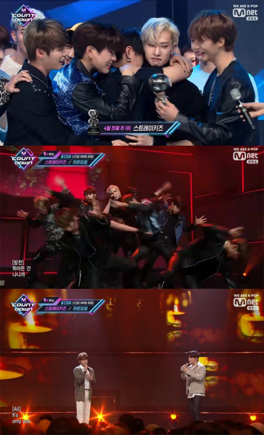 StrayKids became the main character of the first trophy of M Countdowndown in the first week of April, and was also the first to be the first in the revamped M Countdowndowndown.In Mnet M Countdowndown (MC Lee Dae-hwi, Han Hyun-min), which was broadcast on the 4th, StrayKids lifted the first trophy in the first week of April with MIROH.On that day, StrayKids confronted Ha Eun-Josephs girlfriend for the first place.After the announcement, StrayKids was surprised and tearful, and then listed each of his family members and thanked them for their gratitude.I want to share this honor with all the The Artists standing on this stage. I did not forget to thank my fans.On that day, M Countdowndowndown was expanded from 90 minutes to 120 minutes.It has become a richer music chart show with more diverse stages than before, and the artist exclusive behind-the-scenes video.Through this, I was able to meet the stage where the hit song of Mamamu was composed of acoustic medley, and the stage where the Feeling of Jeong Se-un was arranged differently.Also, the stage of Mermaid, a red-eyed adolescent that can not be seen on music broadcasts, was released alone.In addition, M Countdowndown, the comeback stage of Aizwon, Block B Bastaz, and red puberty was unfolded.Aizwon also presented the title song Violeta, which can feel the mysterious energy of the 12 members, as well as the stage Really Like You and Over the Sky.Block B Bastaz first unveiled the comeback stage of HELP ME, which is a light rhythm that contradicts the lyrics expressing the lonely mind left alone.The comeback title song I Only, Spring stage of a red adolescent was also unveiled for the first time.In addition to these, KARD, Momoland, the Pentagon, Stray Kids, Tomorrow By Together, Train to Fall, Kang Siwon, and HYNN appeared.On the other hand, M Countdowndown on the day contained a comeback announcement of BTS.M Countdowndown, which predicted BTS comeback with D-14, encouraged BTS fan club Ami to participate, saying, Now tell me your story and Tell me your day with BTS.