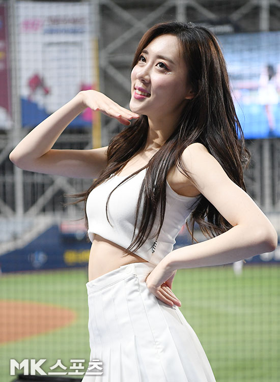 치어리더 정지호 '키움의 청순한 뉴페이스' [MK포토]