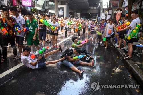 태국 송끄란 축제 [AFP=연합뉴스]