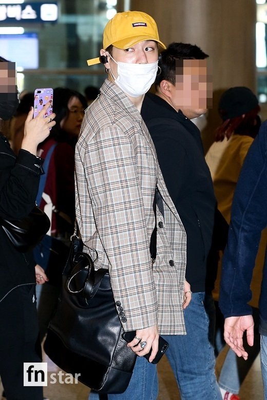 Group GOT7 arrived at Incheon International Airport after finishing the schedule in Taipei, Taiwan on the afternoon of the 15th.
