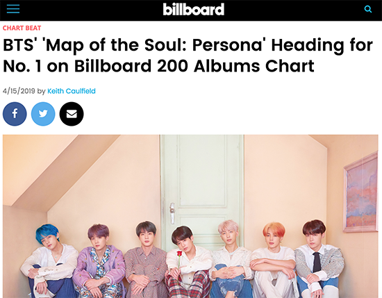 The BTS has been possessed by United States of America and the United Kingdom.The new song has reached the top of United States of America Billboards and UK Office Chart.Billboards announced on the 15th that BTS will be ranked # 1 on the Billboards 200 chart next week with the new album Map City of London the Sol: Persona (MAP OF THE SOUL: PERSONA).Billboards said the BTS will get a total of 200,000 to 225,000 points by the 18th. The ranking will be announced on the official website on the 21st.This is the third time BTS has swept the Billboards summit.BTS previously topped the chart with its regular 3rd album Love Yourself Former Tier and repackaged album Love Your Self Resolution Anser.Not only that, but also on the official charts, it was ranked number one with the same album.BTS has made history of the British official charts with the Map City of London the Sol: Persona, he said.The new album is currently selling more than 10,000 copies, said the official chart. We expect to achieve our highest sales in the UK.BTS released Map City of London the Sol: Persona on the 12th.On the 14th, NBC SNL (Saturday Night Live) released its title song, Boy With Luv, for the first time.News of the attendance at the Billboards Music Awards (BBMA) was also reported.The BBMA will be held at the United States of Americas MGM Grand Garden Arena on the 1st of next month at 8 p.m.BTS was nominated for the Top Duo/group and Top Social Artist category.