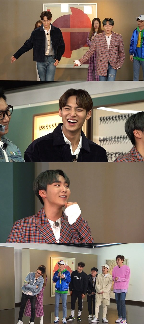 Seventeens Mingyu, Boo Seungkwan, visited Running ManIt is the first appearance of Running Man after 100 to 100 Races in 2015, said Seventeen members Min Kyu and Boo Seungkwan in the SBS Running Man recording on the 21st.Seventeen made a commitment to win the race on the day when he won the first place in real-time search terms.Seventeens Boo Seungkwan, who has been attracting attention with various personalities that are usually called personal machine, surprised the members by showing the song Wi-Fi mochang of Yoon Jong Shin, which had recently become very popular, from the singer Lee So-ras mochang.The members admired Boo Seungkwans personal period, saying, I did not know that there was so much talent. Yoo Jae-Suk, who met Boo Seungkwan on various broadcasts before this, said, Boo Seungkwan has a lot of gag time compared to his debut.Mingyu, known as Seventeens visual director, said, Is there a member who wants to change his face among the Running Man members?The members said, It is common to refuse this short knife these days. It is the back door that they made the scene into a laughing sea once again because they could not hide the bitterness.