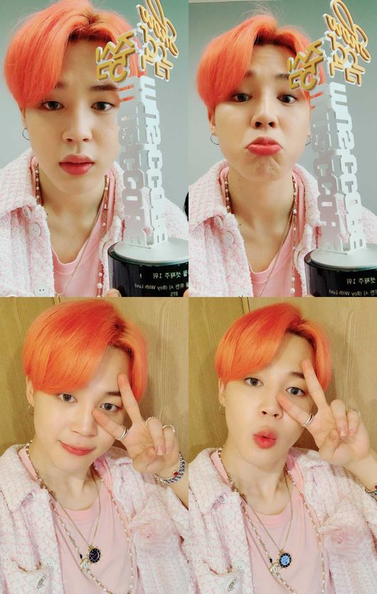 Group BTS member Jimin thanked fans.On the 28th, the company released a photo of the first trophy certification of MBC Show! Music Center through the official SNS of BTS.In addition, Jimin said, Thanks to you, it was a very pleasant activity, and I really appreciate you for giving us happiness.I am grateful and I love you. Jimin thanked fans for taking the top spot in the music broadcast with his new song Boy With Luv, and released the certified photo with gratitude.BTS has recently released its new album MAP OF THE SOUL: PERSONA and is active.BTS official SNS