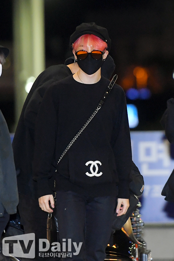 Group BTS Jimin is leaving for United States of America through Incheon International Airport on the afternoon of the 29th to attend the 2019 Billboards Music Awards at the United States of America MGM Grand Garden Arena on May 1.BTS departure