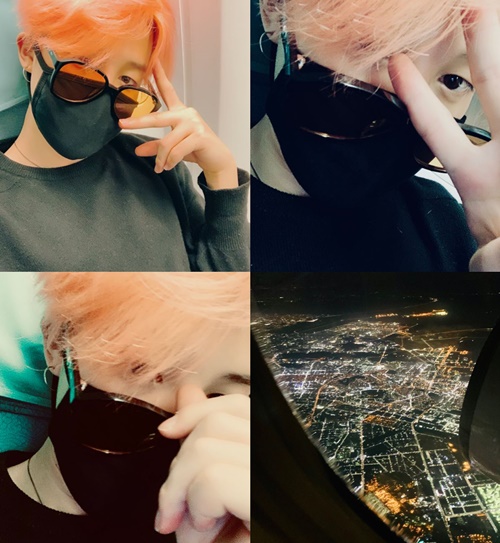 Group BTS member Jimin has released a United States of America arrival certification shot.On the afternoon of the 30th, BTS official Twitter posted four photos with a short article We arrived well.The photo released shows Jimin drawing a V with his fingers; in another photo, he created a cute finger heart.Jimin also shared a routine with fans, releasing photos of the United States of Americas spectacular night view.On the 29th, BTS departed for United States of America to attend the 2019 Billboards Music Awards.BTS will perform the Poetry for Small Things (Boy With Luv) stage with pop star Halsey on the Billboards stage.