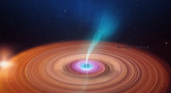 [아하! 우주] '왜곡된 시공간' 보여주다..블랙홀 V404의 춤추는 제트