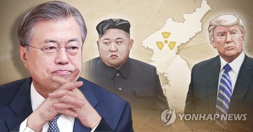한반도 정세, 고심하는 문 대통령 (pg) [정연주 제작] 사진합성·일러스트