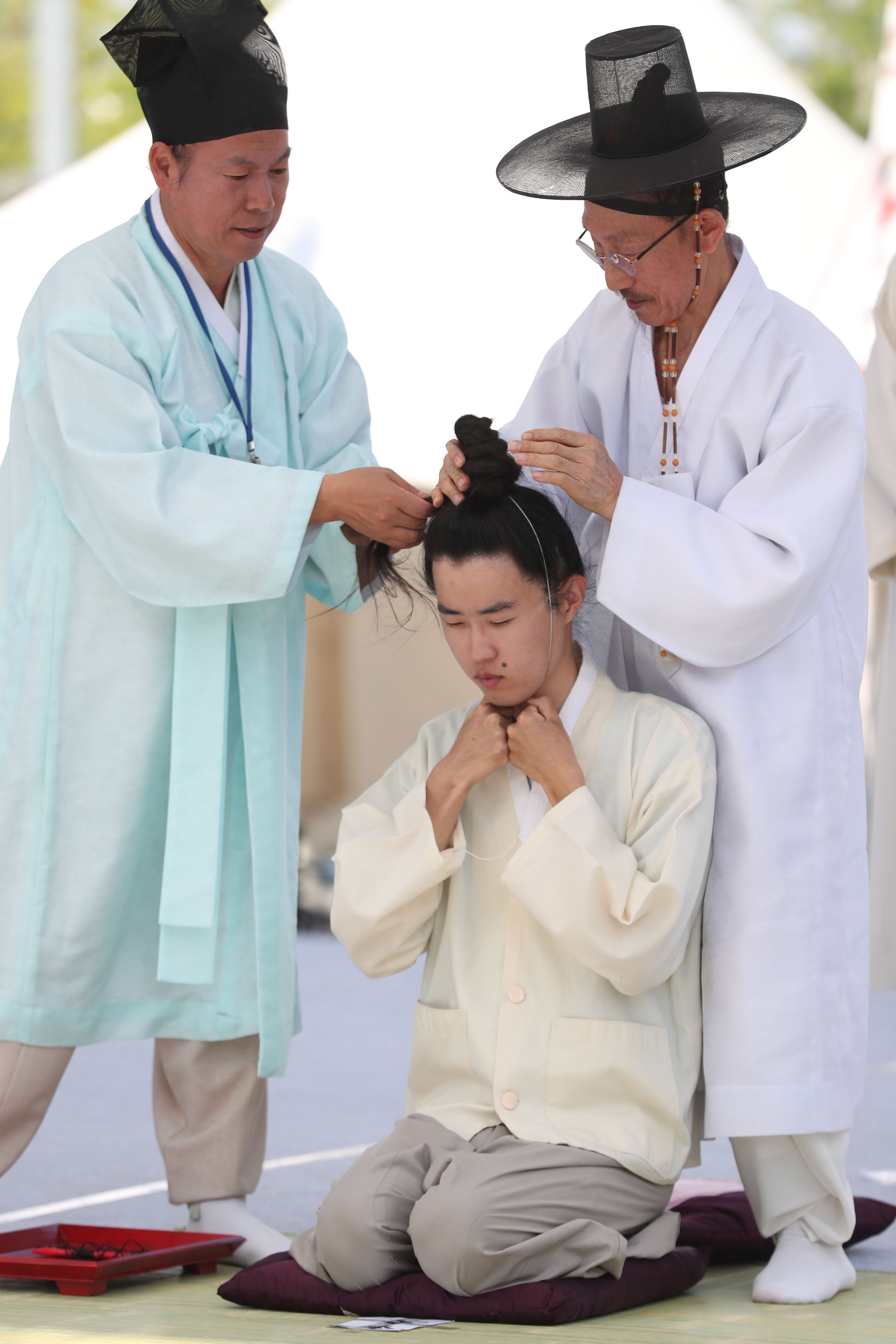 댕기와상투 이미지
