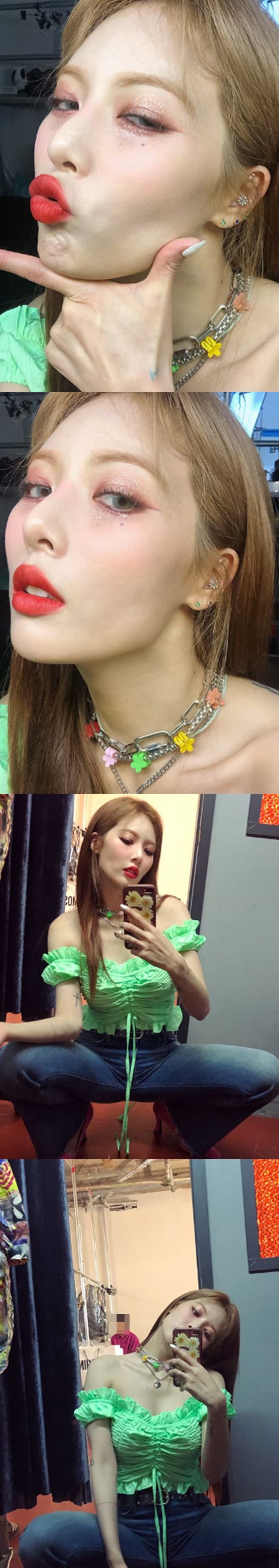 The netizens who encountered this came up with various responses such as lip color jackpot, beautiful, lovely and Hyuna.Meanwhile, Hyuna has recently signed a contract with Cyays agency Pinion and is starting a comeback.