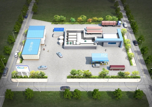 청주수소충전소 이미지