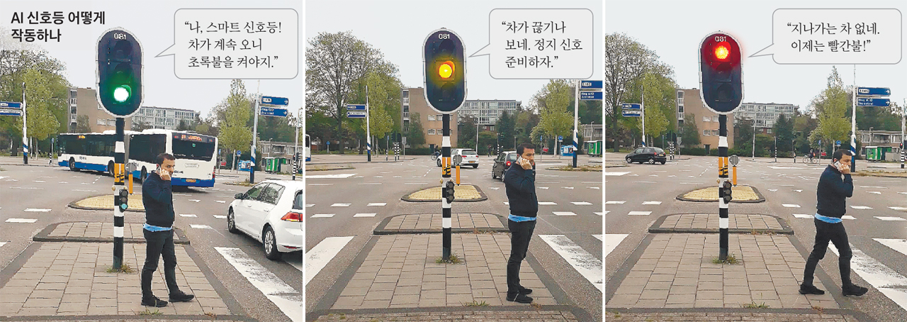 그린신호등 이미지