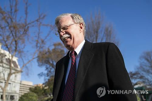볼턴 보좌관 [EPA=연합뉴스 자료사진]