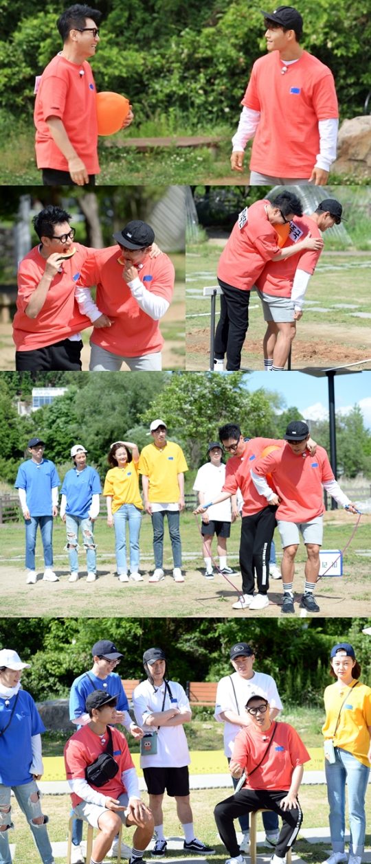 On SBS Running Man, which will be broadcast on the 2nd, Ji Suk-jin and Kim Jong-kooks Team-tasting Ansuk Chemie will be drawn.In a recent recording, the members started designing Goods Running Zone of the Running Man Fan Meeting Project, and presented various designs of 8 colors, and conducted a pair of couples races to select the last one to win the design rights for the running ball T-shirt.In particular, Ji Suk-jin and Kim Jong-kook teamed up to emit a different South South Chemie throughout the mission.The two other people, one to ten, used the common mission fee arbitrarily to crack their teamwork, and Kim Jong-kook, who is a strong winner, showed off a special mildang chemi because he was worried about troubled partner Ji Suk-jin rather than interested in winning and losing the mission.At one point, Ji Suk-jin, who had been pinned by Kim Jong-kook, a talented person, exploded his sadness and finally came to the Seokjin & Jongguk team.The result of what will happen to the end of the relationship between the two people full of wheat can be found in Running Man.