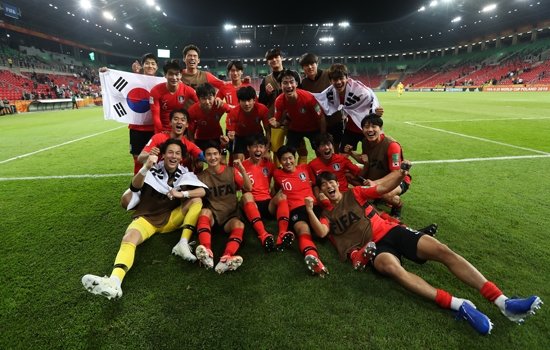 정정용 감독의 U-20 한국축구대표팀이 5일 2019 FIFA U-20 월드컵 16강 일본과 맞대결을 펼친다. 사진=대한축구협회 제공