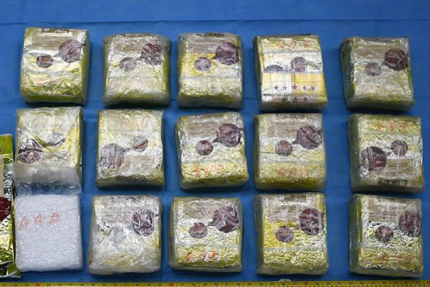 밀봉된 마약은 모두 스피커 내부에 차곡차곡 쌓여 있었다/사진=호주국경경비대