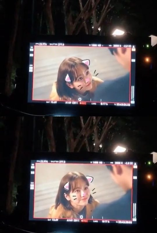 Actor Han Ji-min released a video encouraging MBCs Spring Night shooter.Han Ji-min posted a video on his 19th day with an article entitled I will use you for spring night today ~ # later.Han Ji-min is squatting and staring at Jeong Hae-in. This video, which takes a camera monitor, adds a cat filter to double Han Ji-mins cute charm.The netizens who saw this are responding such as I am lovely, I am cute, and I can be so beautiful.Han Ji-min is playing Lee Jung-in in Spring Night, which is broadcast every Wednesday and Thursday at 8:55 p.m.