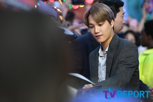 Kai of the group EXO attended the Netflix original Questionary Story 3 Red Carpet fan event held at Time Square in Yeongdeungpo-dong, Yeongdeungpo-gu, Seoul on the afternoon of the 20th.The Strange Story 3, starring Gayton Matarazo and Caleb McLaughlin, is a mystery thriller about strange and huge events in the town of Indiana Hawkins, which celebrated the summer of 1985, a year after the previous season.