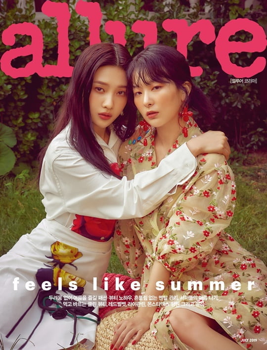 Red Velvet became the cover model for Allure Korea: Irene, Joy, and Wendy were one team, and Joy and Seulgi became the main characters of the two covers as one team.Because of the success of summer activities for several years, Red Velvet is also called the Summer Stronger, and this Allure Korea cover is full of summer images.Red Velvet has unhappily demonstrated the charm of the artist by digesting group shooting, personal shooting, and unit shooting.Members gathered for the full picture shoot for a long time did not hide their expectations and excitement about the Jim Sala Beam released this week.Irene explained Jimsala Beams choreography, saying, It is a past-class choreography, and if you have a distraction, you miss your movements. Wendy said, I like the title song the most.Its really new, Joy said, its an addictive album. Im curious about peoples reactions.Yeri and Seulgi said of the public expectations for summer activities, I am grateful that you like summer.I want to look at other seasons, and Now we will wait for summer with our fans. In the following interview, serious answers were given to the preparation process, teamwork, and individual interests of the members of the Jimsala Beam.