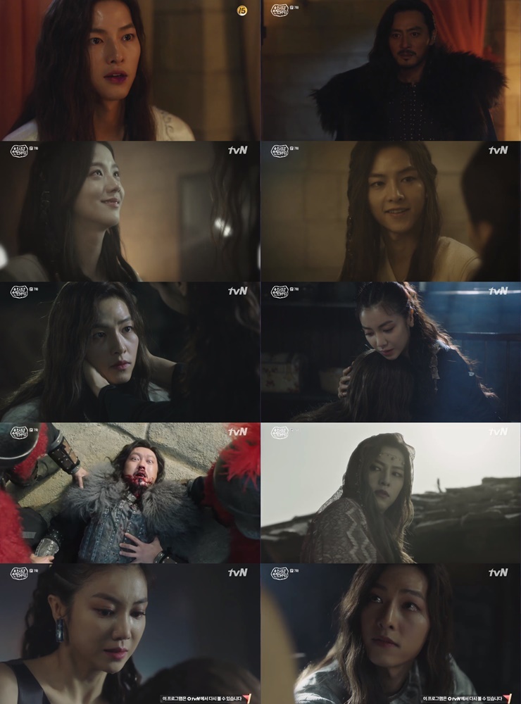 In episode 7, the first episode of Part2s The Sky Backing, A Land That Happens of the TVN weekend drama The Chronicles of Asdal (played by Kim Young-hyun, directed by Park Sang-yeon/directed by Kim Won-seok) broadcast on the 22nd, two faces of Igt (a mixed race of people and brains, who have been hidden for 20 years, were revealed, It foreshadowed a dramatic anti-war narrative.The Saya in the tower was suddenly discovered by Tanya (Kim Ji-won) who came in and revealed her purple lips and was found to be Igt (a mixed blood of human and brain injuries).Then the Great Khan came into Sayas room to catch the Wahan, who had fled, and when she knew that Saya was Igt, she pulled out a knife, and the Jang Dong-gun, who entered the room, killed the Great Khan.Tagon grabbed Sayas neck and said, Do I have to kill some of my brothers because of you? After angry, Tanya even fainted and threw him into the warehouse.Since then, Tagon has secretly met with the great priest Aaron (Lee Do-kyung) and threatened to kill Aaron because he killed Sanwoong (Kim Ui-sung), and the president of the federation has suggested that he should continue to do the priest who holds God.So Aaron proposed marriage with Aa according to the convention of the Federation President, and Tagon was troubled by recalling Taealha, but eventually called Taealha (Kim Ok-bin) to the forest where the two people started their relationship.Taealha, who was angry but saddened by the reality that he could not leave Tagon, set up a scheme to put the sin on the short wall (Park Byung-eun) after Assassination of Aaron through the non-chic acid (a colorless, non-flavored poison).I dreamed of marrying Tagon, who became the head of the federation after the angry federations pulled down the wall.On the day of the Taealhas scheme, Taealha had a road line (Park Hyung-soo) put a non-bibiquitous acid in Aarons meal, and at the same time, the wall, which came out to inform the Aarons pension news directly to the federation, was secretly handed over to the questioner who wrote the veil when he ate the rice.And the wall, which did not believe that he ate the rice, was surprised and detoxified by the death of the chickens who had eaten a while ago.But after a while, the wall that was telling the news in front of the League suddenly poured blood all over the body, shivering and falling into a critical situation.Eventually, Assassination of Aaron was in shock when his plot and the opposite result, which failed and the short wall became critical, came to doubt the passing Saya when he planned to Assassination.However, when Tae-ha, who visited Saya, cried as if she were boiling up, and said, Are you? Saya looked serious as if she was surprised.Saya, who was looking at Taealha with a worried eye, suddenly laughed and laughed and laughed eeriely as she revealed all her teeth.Aaron was saved and killed by the wall, and Saya, who learned that Taealha was suffering, gave the wall a non-catcher disguised as an antidote.Saya is really you, and she is tearing her anger. Now you have exchanged each other?I wanted to be a person who I wanted so much, a person I had in my heart, I lost it. When Saya tried to run away with her, putting a bracelet on her own heart, she knew that Taealha killed her and delivered a bloody bracelet with Hatuak (Yoon Sa-bong).Saya told Tae-ha, I am going to marry Aas woman now. You lost Tae-al.I wanted to do it, he said, giving a creepy reverse ending as the two faces of Saya, which seemed to be laughing as if they were excited.The Asdal Chronicle recorded a nationwide daily rating of 5.792% (based on cable households) based on Nielsen Korea, a ratings agency.