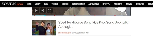 As domestic media reports that Song Joong-ki filed an application for divorce mediation with the Seoul Family Court the day before began to appear at around 9 a.m. on the same day, reactions were poured out in almost real time overseas, centering on SNS (social network services).Since both Song Joong-ki and Song Hye-kyo are Hallyu stars, news of divorce spread almost in real time in Wei Bo, a Chinese version of Twitter.In particular, the keyword # Song Hye-song middle-term divorce came to the top of the real-time trend search query in an hour after the first report in Korea.In addition, media such as the groom network (New and Sina.com) are raising the press by translating the position distributed by Song Joong-ki and Song Hye-kyo, respectively.Chinese netizens also expressed their sadness, such as I can not believe the divorce of Song Song couple, I have no love to believe in the world, I can not help it now.Zhang Ziyi, a top star in China who attended the Song Song Couple wedding ceremony, sent a message of support to the news of the divorce of actors Song Jung Ki and Song Hye Kyo through his SNS.I respect their Choicess and believe its the best option, I hope we can see the two most beautiful in the future, Zhang Ziyi said.The place where Song Jung Ki and Song Hye Kyo are as shocked as China is Japan with a big fandom.The Asahi Shimbun of Japan reported on the news of the two people at 11 am on the day, and Kyodo News also covered the title of Korean Star Couple Divorce.The support news agency also reported that the Sun Generation couple had been hit by a breakdown in a year and eight months.Yahoo Japan, a large portal site in Japan, has posted an article on the main screen with news of two people, and the comments of Japanese netizens are running one after another.Following China and Japan, breaking news in Southeast Asia is also continuing.Many Thai fans, who are hot in the popularity of Korean Wave, were saddened by the news of the divorce of these couples, according to Thai Internet media Kao Sot.According to the media, as of the afternoon, four of the popular hashtags (#) on social media in Thailand were about the divorce of the couple.The popular hashtag was Song Jung Ki in Thai, and the other three were Song Jung Ki, Song Hye Kyo and Song Song Couple in English, Kao Sot reported.A netizen expressed regret on social media, saying, I was shocked when they got married, but I was much more shocked when they said they were divorced.In addition, Thai netizens regretted their breakup by uploading photos of the wedding ceremony of the two people and a wedding invitation photo with the words I finally met the person who had been waiting for a long time.The drama My Boyfriend (English title Encounter), in which Song Hye-kyo starred with Park Bo-gum, ended on Channel 7 in April, but Asdal Chronicles, starring Song Joong-ki, is currently airing on Netflix in Thailand.Vietnamese media, which are as popular as Thailand, also showed considerable interest in Vietnamese media, introducing news about the divorce of Song Joong-ki and Song Hye-kyo as major news.Online media jin also said that after the news of the divorce was announced, Korean newspapers have a large number of comments criticizing Song Hye-kyo.GMA News, a representative broadcaster in the Philippines, also continued to update the news related to the divorce lawsuits of Song Joong-ki and Song Hye-kyo, and focused attention on viewers.Indonesias main media, the daily compass, also posted an article titled Song Hye-kyo Divorce Procedure, Song Joong-kis Apology on the main list of entertainment.The Singapore daily Straits Times also reported that the couple of descendants of the sun have been divorced, and issued photos of the couples affectionate appearance in the past.The news was also on the top news of the Malaysian daily news, The Stars homepage.CNN Indonesia also reported on the news of the breakup with top news, saying, Unpleasant news was delivered to Song Joong-kis fans. Song Joong-ki delivered detailed statements and apology through his agency.As Asian media are competing for news on the news of the two who were the top Korean stars, it is expected that the news of the two people will be poured out on the remaining divorce procedures and causes of the collapse.The two men, who had a relationship with KBS 2TVs popular drama Dawn of the Sun in 2016, announced their marriage plan with the recognition of the fact of dating in July 2017, and married the century in October of that year with the attention of domestic and foreign media and fans.After a year and eight months, he reported the news.The two sides are reported to have filed a divorce settlement application with the Seoul Family Court the day before the agreement, and if the details are summarized, it will be completely South.The media, such as Asahi, and the top of the Weibo Silgum,