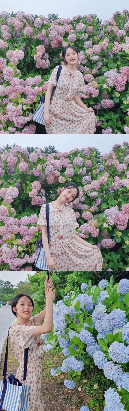 Actor Kim Bo-ra revealed his daily life.Kim Bo-ra posted several photos on his instagram account on the 2nd.In the photo, Kim Bo-ra is surrounded by hydrangeas, and Kim Bo-ra is wearing a floral dress that doubles her innocent charm. Her distinctive features, which stand out from a distance, catch her eye.The netizens who watched this responded such as It is so beautiful, Who is a flower and I always support it.On the other hand, Kim Bo-ra appeared in JTBC drama SKY Castle which last February.Photo: Kim Bo-ra Instagram