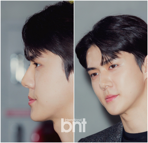 Limo and photo call maritime were held at the Bunder Shop in Cheongdam-dong, Gangnam-gu, Seoul on the afternoon of the 5th.Group EXO Sehun has photo time.news report