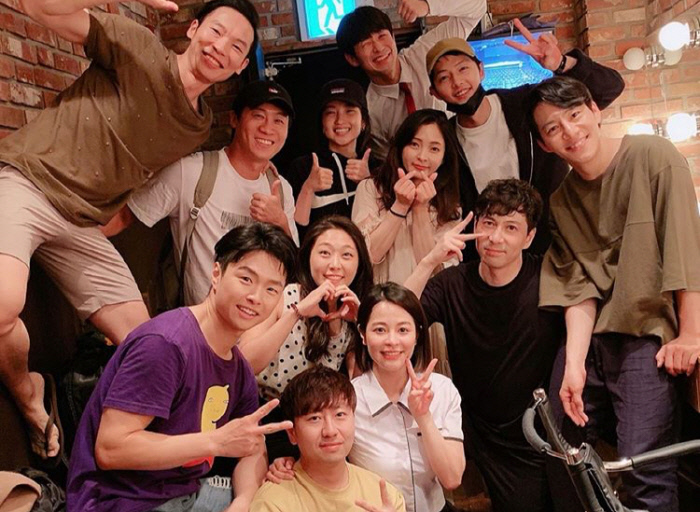 Recently, interest in mobile and internet has been gathering about the recent situation of Actor Song Jung Ki who has entered divorce mediation.A photo of Song Joong-kis recent situation was released through social networking services on the 8th.The photo shows Song Joong-ki posing with Actors Kim Tae-ri and Jin Sun-gyu who are breathing in the movie <Sung Riho>.Song Joong-ki is making a bright smile by drawing a V-shaped hand.The photo was taken with the cast of the Play and a commemorative photo of the Play Hot Summer, and Song Joong-ki was reported to have watched the Play on June 26, the day he applied for divorce mediation with Song Hye-kyo.Song Joong-ki and Song Hye-kyo married in October 2017 after meeting in the KBS2 drama Dawn of the Sun which ended in 2016.However, Song Joong-ki filed for divorce settlement on March 26, and it was dismissed in a year and eight months. Song Joong-ki applied for divorce settlement and informed the media on the 27th, the next day.