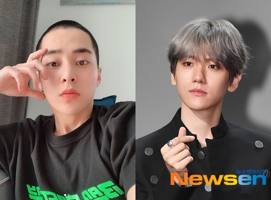 EXO Xiumin cheered on Baekhyun during military serviceBaekhyun posted on his personal instagram on July 10, Please listen to my first solo UN Village a lot, and Xiumin commented, Wow... I want to see the stage quickly.Xiumin is in military service after joining the Nodo unit in May, and he cheered on Baekhyuns solo activities in his military status.Park Su-in
