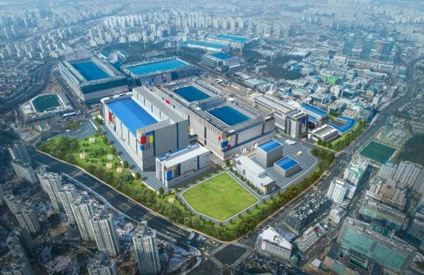 삼성전자가 극자외선(EUV) 라인을 구축 중인 경기 화성캠퍼스 신규 공장 조감도. 삼성전자 제공