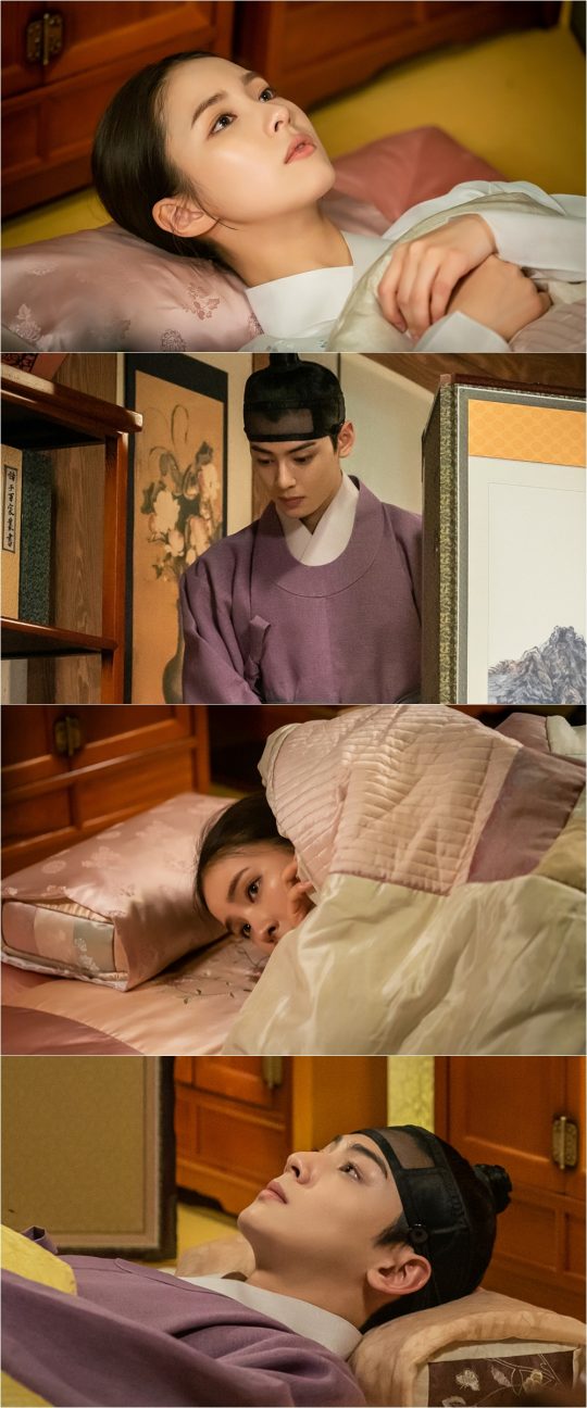 In MBCs Na Hae-ryung, Shin Se-kyung and Jung Eun-woo were caught sleeping in the close of the night.Those who spend the night with their eyes are more excited than ever and explode romance JiSoo.In the 9-10th episode of the new employee, Na Hae-ryung (Shin Se-kyung), volunteered to enter the Green Seodang and confirmed directly that Lee Lim (Jung Eun-woo) is the real Daewon Daegun.Na Hae-ryung, who felt a sense of confusion and sadness, is slowly opening his mind to the image of Lee Lim, who has been coldly treated to Lee Lim but sincerely comforts himself after suffering hard work.Among them, Na Hae-ryung and Irim will be in Na Hae-ryungs room alone at 8:55 pm on the first night.Na Hae-ryung and Lee Rim, who are lying in some places in the picture, laugh.They pretend to be casual, but they are staring at the ceiling with their eyes open as if they can not hide their hearts.Lee Rim walks through the folding screen between himself and Na Hae-ryung and looks at Na Hae-ryung, which makes the viewers feel uncomfortable.Especially, his confident eyes are blowing out the atmosphere that is contrary to the usual appearance of his love as a mother-in-law prince.Na Hae-ryung, who was surprised by Lees anti-war charm, was also captured.Na Hae-ryung is calming his surprised mind with his face on his covers as if he failed to maintain his composure in his sudden appearance.The two people who spent the night in Na Hae-ryungs room will have their viewers sleep at night in a sweet atmosphere, said the production team of the new employee, Na Hae-ryung.