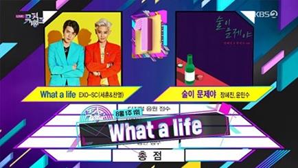 Music Bank EXO Sehun & Chanyeol took first place in Music Bank.In KBS2 Music Bank broadcast on the afternoon of the afternoon, EXO Sehun & Chanyeol and Jang Hye-jin & Yoon Min Soo were the first candidates in the first week of August.EXO Sehun & Chanyeols What a Life took first place on the day. The title song What a Life is a hip-hop song with a unique flak sound and addictive refrain.The lyrics included a pleasant message, Lets have fun both working and playing.On the other hand, Music Bank appeared on 1TEAM, CIX, ITZY, NCT Dream, VAV, VERIVERY, Y County, Park Girl, Nature (NATURE), Norazo, Dongkiz, Diones, Limitrice, Park Boram, Sound, Uijin, Knack, Purpleback, Pentagon, Flash and White Day.