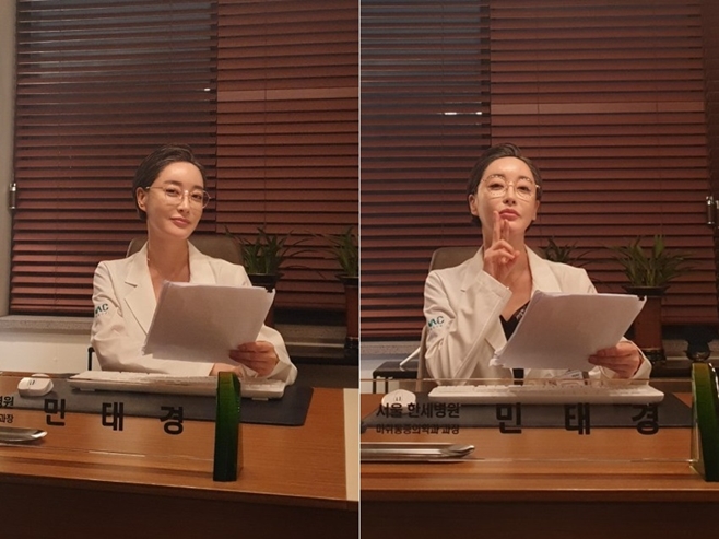 Actor Kim Hye-euns reversal charm was included in the Doctor John behind-the-scenes cut.On the 2nd, the agency One & One Stars released two behind-the-scenes photos of Kim Hye-euns SBS gilt drama Doctor John (playplayplayed by Kim Ji-woon and director Cho Su-won).In the open photo, Kim Hye-eun is staring at the camera while wearing a doctors gown in the set of Doctor John hospital.He soon drew a V with his fingers and showed off his cute anti-war charm unlike his charismatic appearance in the play.In the drama, Kim Hye-eun is the youngest anesthesiologist in his 30s and the youngest doctor in his 40s, Min Tae-kyung, who won the title of director and operating director.Min Tae-kyung is the wife of Kang I-soo (Jeon No-min), the foundations chairman, and also the mother of Kang Si-young (Lee Se-young) and Kang Mi-rae (Jung Min-ah).In particular, Kim Hye-eun is said to be making a change in his hairstyle to digest the elite doctor Min Tae-kyung, and is working hard to express perfect characters by paying close attention to the costume details in his doctors gown.In the 4th episode of Doctor John broadcast last week, the code blue situation of Kang I-soo, the chairman of the foundation, who was lying in a vegetative state, developed and raised the tension to the highest level.In this situation, Min Tae-kyung will direct his husband Kang I-soos crisis situation and show his wife and doctors performance.Doctor John, which is expected to play by Kim Hye-eun, will be broadcasted at 10 pm on the 2nd.