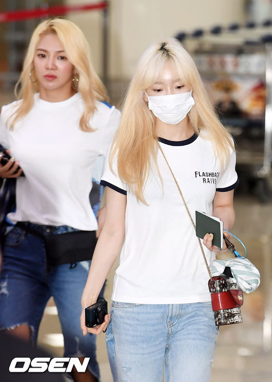 On the afternoon of the 6th, the group Exo arrived at Gimpo International Airport in Gangseo-gu, Seoul after completing the performance of SM Town Live 2019 in Tokyo (SMTOWN LIVE 2019 IN TOKYO).Girls Generation Taeyeon Hyoyeon passed through the arrival hall