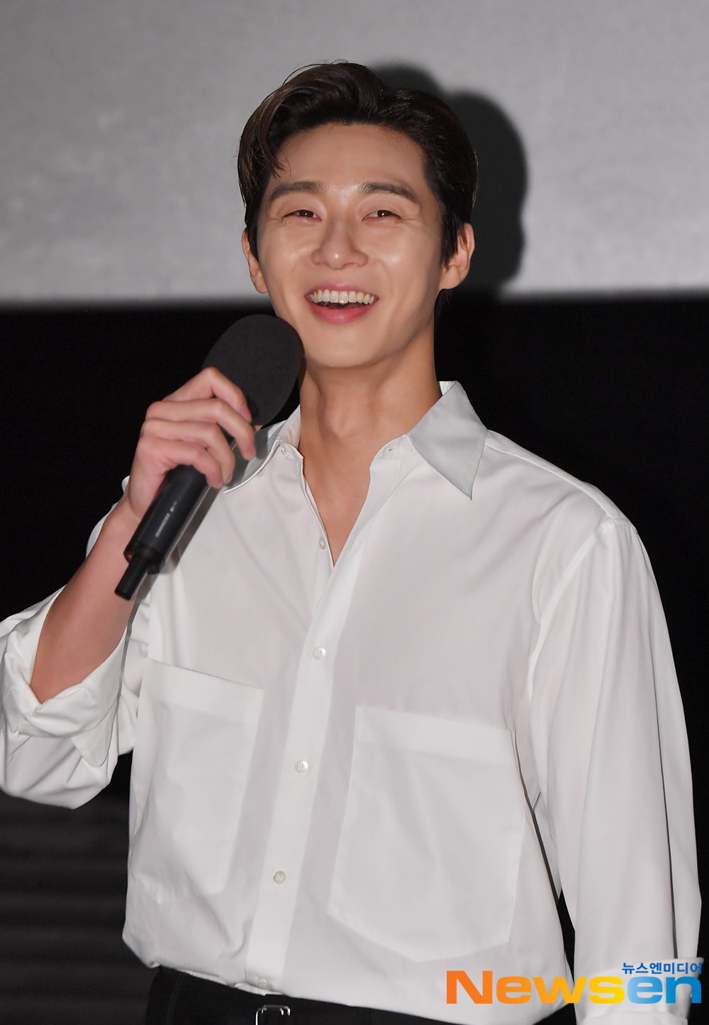 The movie Lion stage greeting was held at CGV Wangsimni in Seongdong-gu, Seoul on the afternoon of August 10Actor Park Seo-joon attended the day.expressiveness