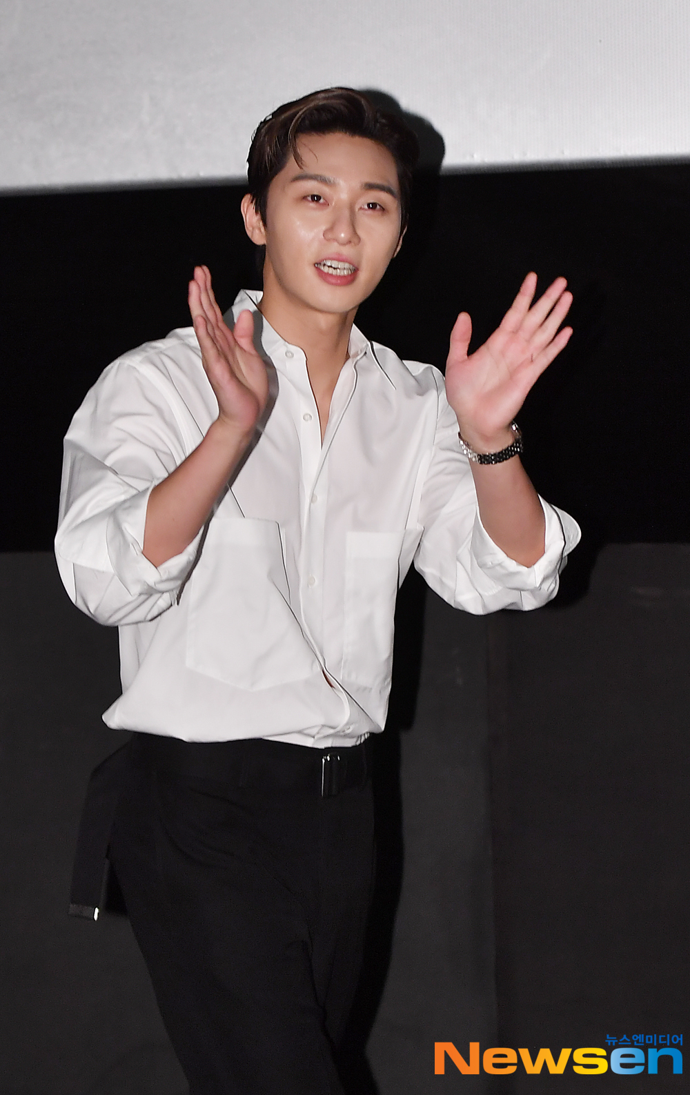 The movie Lion stage greeting was held at CGV Wangsimni in Seongdong-gu, Seoul on the afternoon of August 10Actor Park Seo-joon attended the day.expressiveness