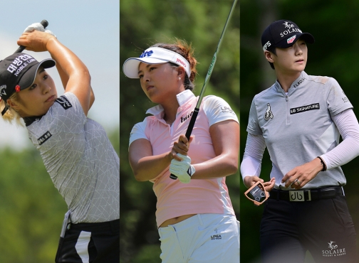 LPGA 투어에서 활약하는 이정은6, 고진영, 박성현 프로. 사진제공=Gabe Roux/LPGA