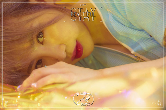 Park Ji-min has unveiled the concept Teaser for her new album, Stay Beautiful, ahead of her comeback.JYP Entertainment (hereinafter referred to as JYP) announced on the 19th that Park Ji-min will release a new digital single Stay Beautiful at noon on the 26th, and released a comeback announcement image to attract the music industry.JYP then posted two new digital single Stay Beautiful concept images of Park Ji-min through its official SNS channel at 0:00 on the 20th.Park Ji-min in the open Teaser stared at the camera with a dreamy eye that showed maturity and created a brilliant atmosphere.In addition, following the comeback announcement image, the meaningful production that seems to record the scene with the word REC is doubling expectations for the new song.Stay Beautiful adds meaning to the new digital single, which Park Ji-min releases in more than a year after his digital mini album Jimin x jamie titled April Fools (0401) (April Fulls) released last September, and to a song that concludes seven years with JYP.Park Ji-min, who showed his musical maturity with songs with different feelings in his previous work jimin x jamie, will convey delicate feelings with his unique appealing voice in his new song Stay Beautiful.Meanwhile, Park Ji-mins new digital single Stay Beautiful will be released on various soundtrack sites at noon on the 26th.JYP Entertainment(Photo: JYP Entertainment