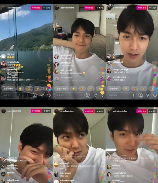 Fans responded to Actor Lee Min-hos outdoor Love Live! broadcast with excellent solidarity.Lee Min-ho had a meaningful meeting with fans around the world on Instagram Love Live! broadcast on the afternoon of the 23rd.Fans from all over the world exchanged more than expected with a common consensus of Lee Min-ho, which was possible because of the interpretation of fans who speak multiple languages such as Korean.The same is true of fan love being a great force for Lee Min-ho.While traveling to Gapyeong, he made time to meet with fans, and he conveyed his heart beyond the language barriers with the activities of the so-called translation fairy.On the air, Lee Min-ho was more comfortable than ever, handing out his unique playful words and actions, leading the broadcast with communication with fans and a natural atmosphere.Love Live!Lee Min-ho also laughed at the Chinese fan, who said, My boyfriend is Korean and I am always angry because I like Lee Min-ho. He replied, If you stop me for a while and concentrate on your boyfriend, you will be able to make a healthy love.Lee Min-ho, meanwhile, released a spoiler in connection with the veiled drama The King, saying, In fact, the script has come out, it will start shooting as early as next month and will be aired in March next year.Lee Min-ho said, I will be good at preparing you to be happy. He also asked fans not to let go of the tension because he will come back to Rabang again.Lee Min-ho is set to return to the CRT as the main character of SBSs new drama The King: The Monarch of Eternity, scheduled to air in 2020.