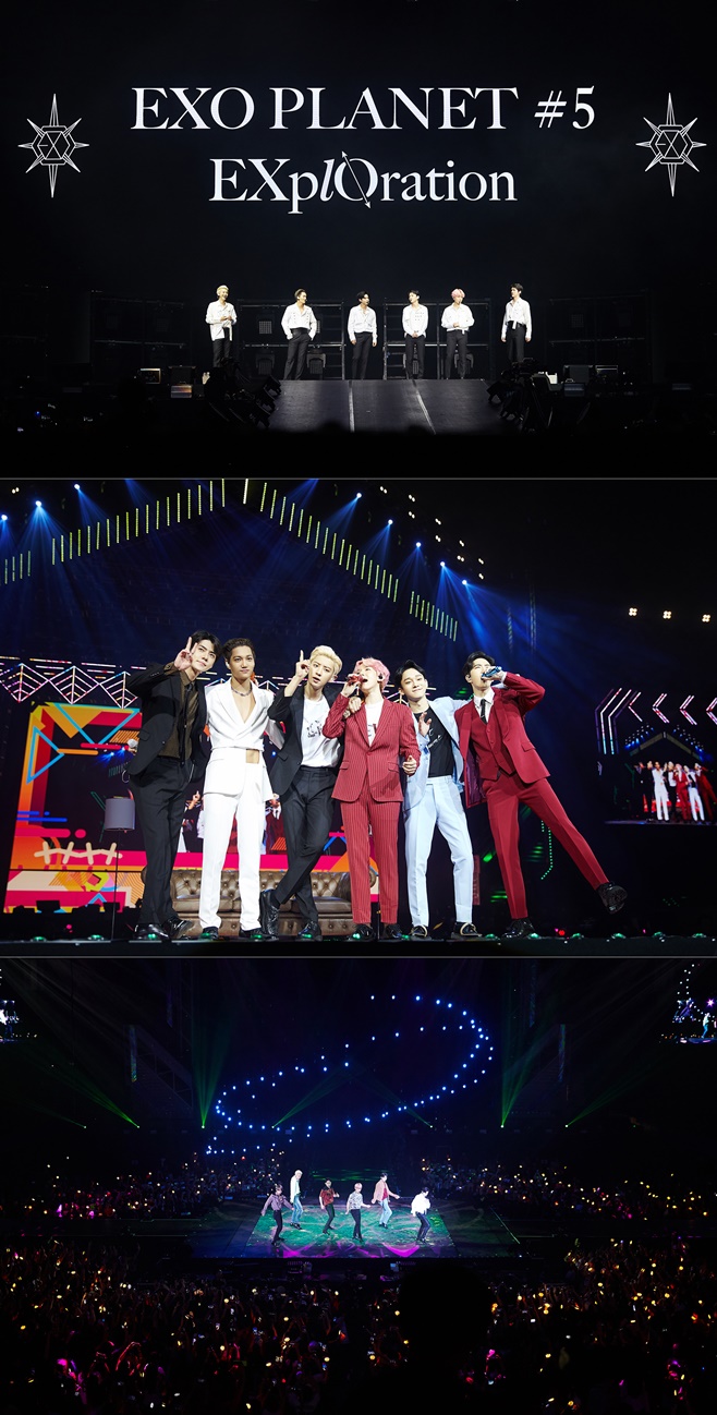 Group Exo also successfully completed the solo Concert in the Philippines.Exos fifth solo Concert Exo Planet # 5 - Exploration - In Manila EXO PLANET # 5 - EXploration - in MANILA was held at the Manila Mall of Asia Arena in the Philippines on the 23rd and 24th.This Concert is an EXOs Manila solo Concert held in about a year and four months, so the one-time performance scheduled for Dacho was sold out at the same time as the ticket opened, and the performance was added once more, and the performance was performed twice in total.The performance, which started with Tempo, includes EXO hits such as Run, Addiction, Call Me BABY, Monster, and Love Shot, The Moment to Contact, The Post-storm, and the stage of the albums five regular and repackaged albums, including solo and unit with different personalities. A total of 23 songs were given to the audience, and explosive cheers were received.The audience filled the audience with four colors of dress codes, yellow, white, blue, and red, which are the colors of the Philippine flag, and enjoyed the performance enthusiastically by shaking the LED support rod.Meanwhile, Exo will hold Exo Planet # 5 - Exploration - In Singapore at Singapore Indoor Stadium on September 15th.